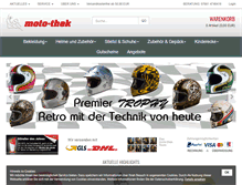 Tablet Screenshot of moto-thek-shop.de